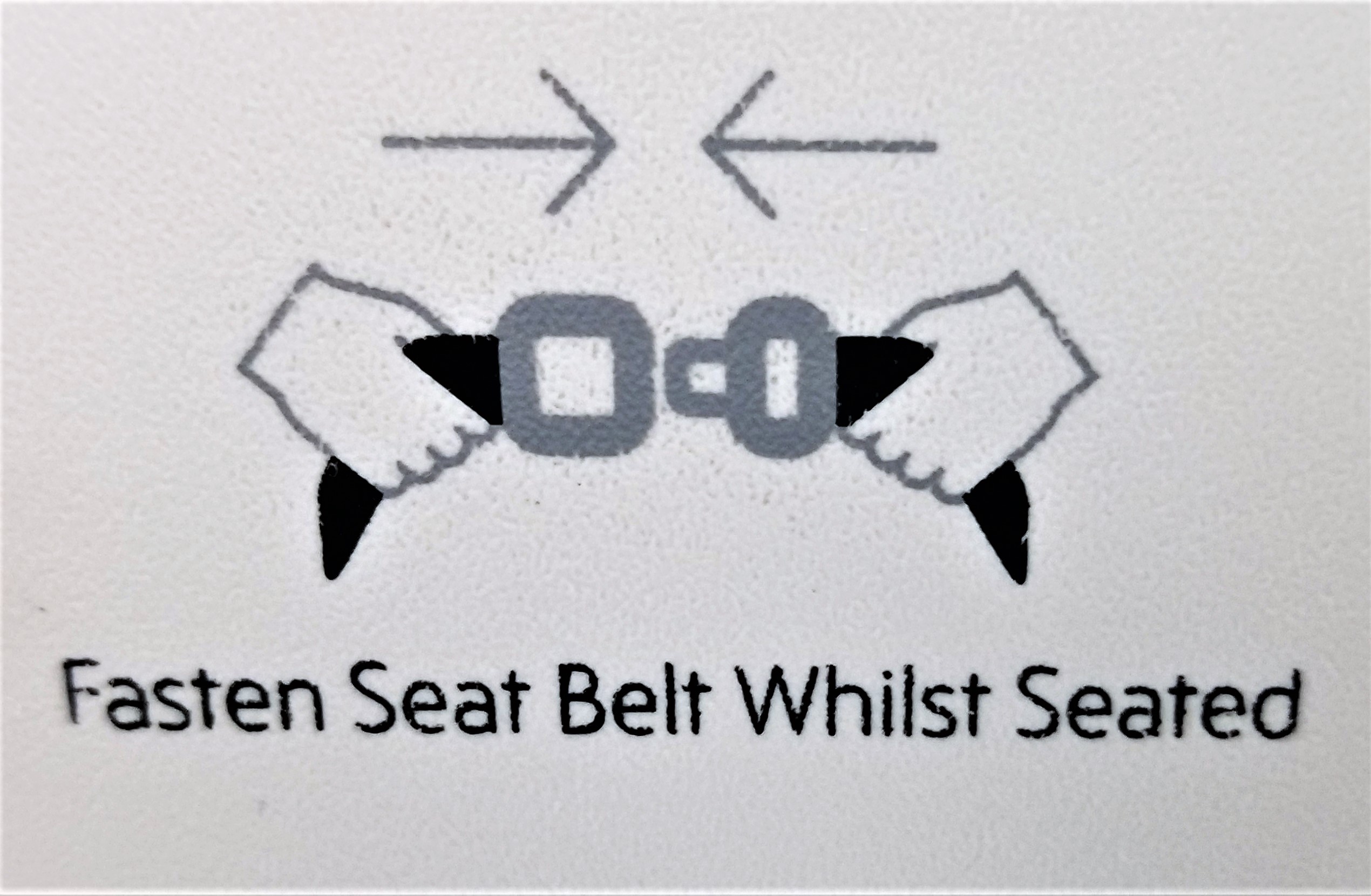seatbelt sign
