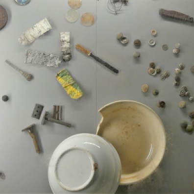 chipped bowl and paint tubes (2)