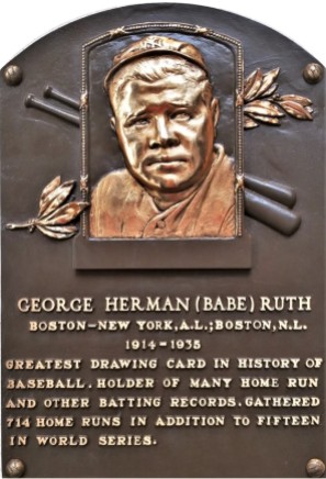 Babe Ruth plaque (2)