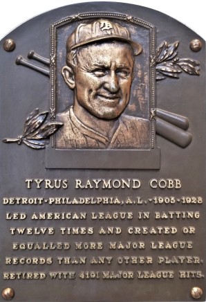 Ty Cobb plaque (2)